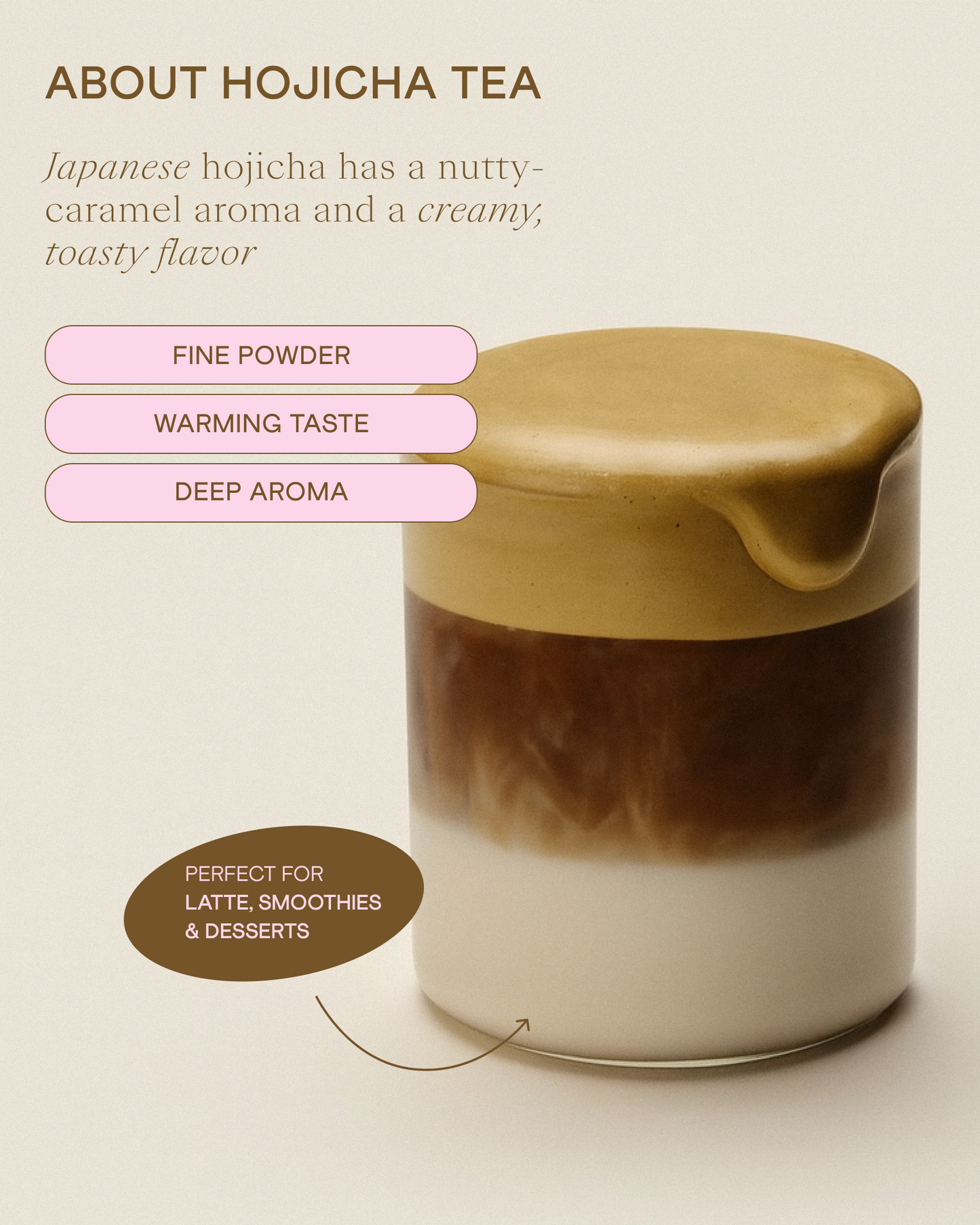 Wholesale Hojicha tea powder 250g