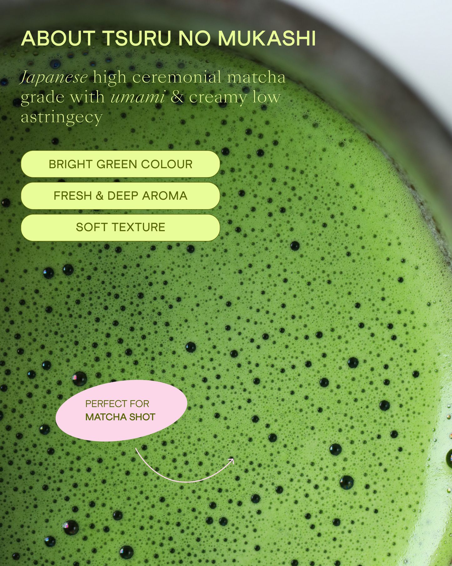 Wholesale Ceremonial Matcha Tsuru-no-Mukashi 250g