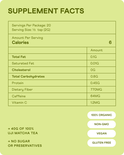 Ceremonial Matcha Uji Shiro 50g