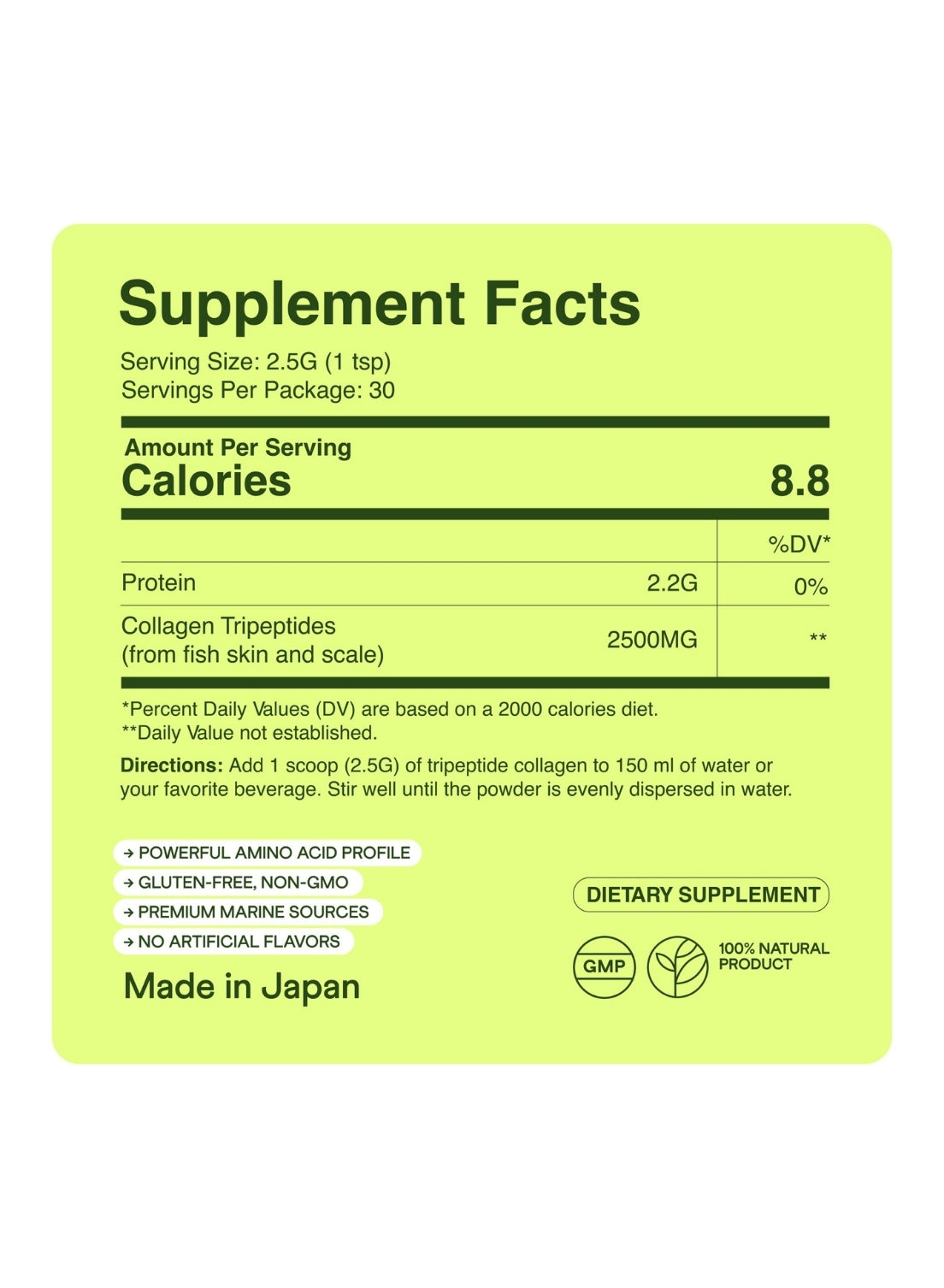 Tripeptide Collagen  for healthy living